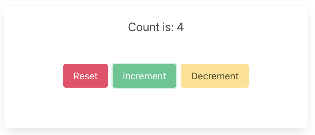 simple counter app